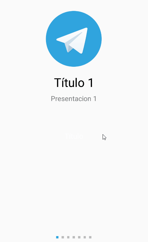 How to make an animated presentation activity in Android with ViewPager