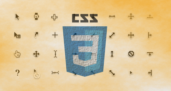 Using cursors with CSS