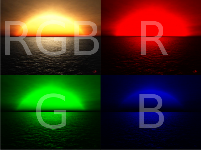 ¿Cómo obtener por separado el canal RGB de una imagen con HTML5 y la API Canvas?
