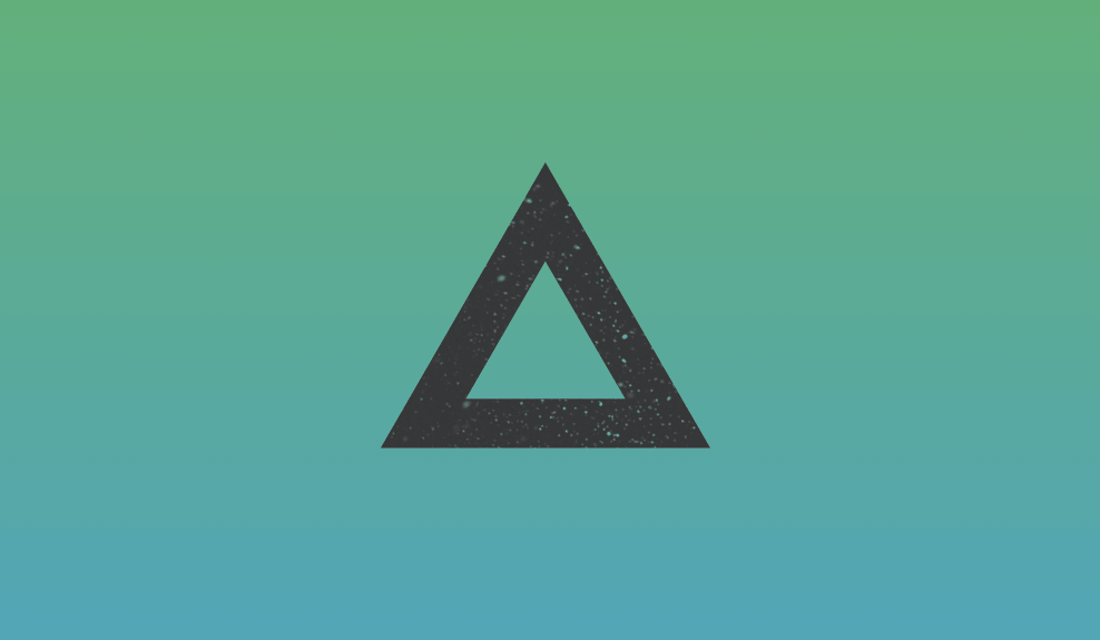 Triángulo con fondo animado con CSS