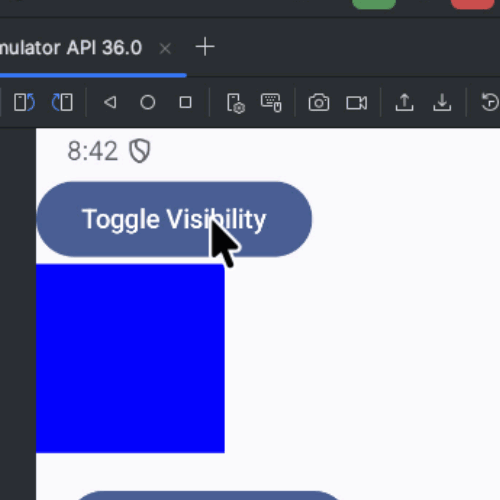Animation to vary the alpha or opacity from 0 to 1 with animateFloatAsState