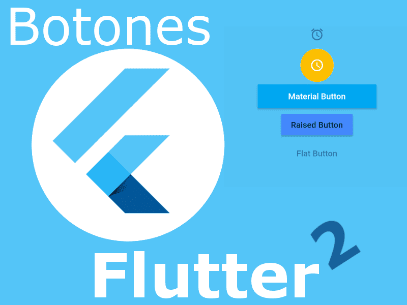 Los widgets de los botones en Flutter: Raised, Flat, Material, Icon y Floating Action Los widgets de los botones en Flutter: Raised, Flat, Material, Icon y Floating Action