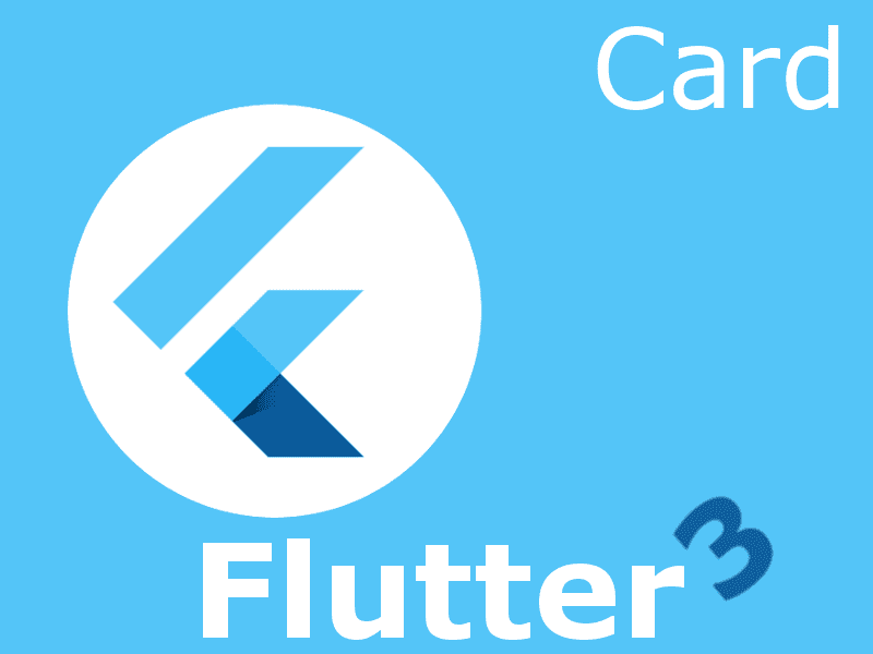 Cards in Flutter as a fundamental layout for Material Design Cards in Flutter as a fundamental layout for Material Design