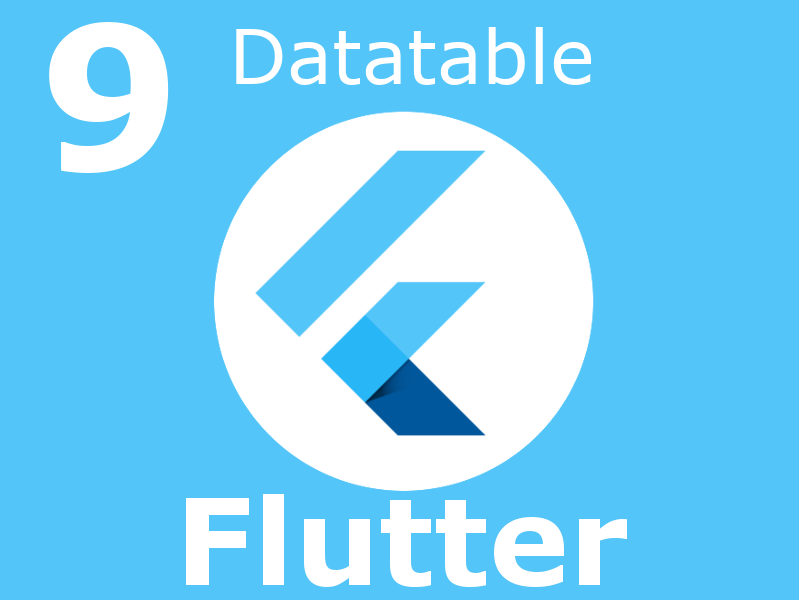 The DataTable to be able to display information in an organized way in Flutter