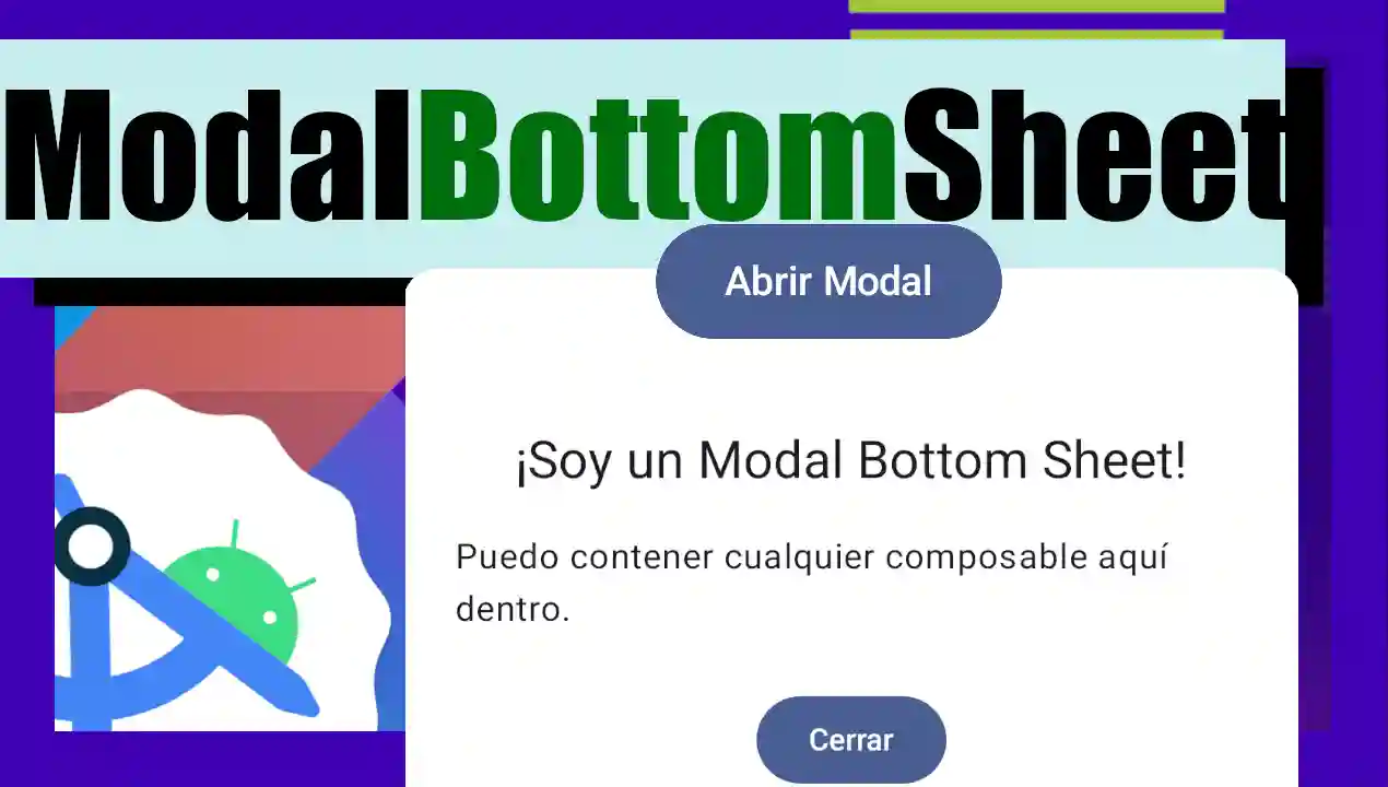Los Bottom Sheets en Android Studio | Jetpack Compose