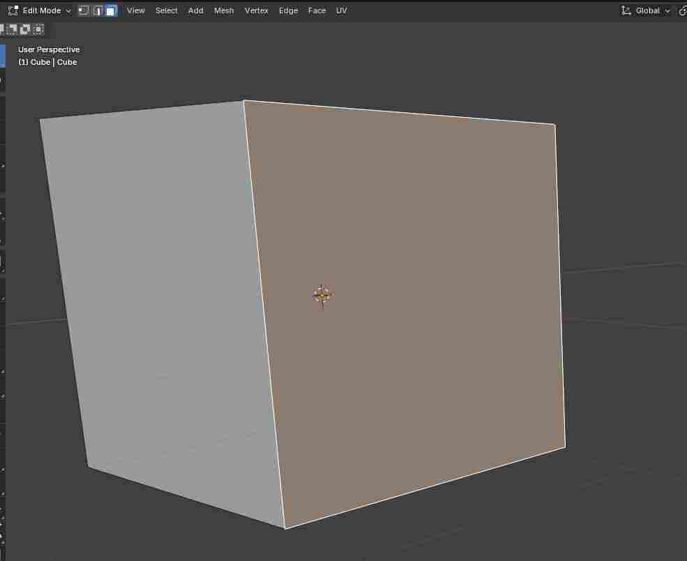 Cara Seleccionada del cubo