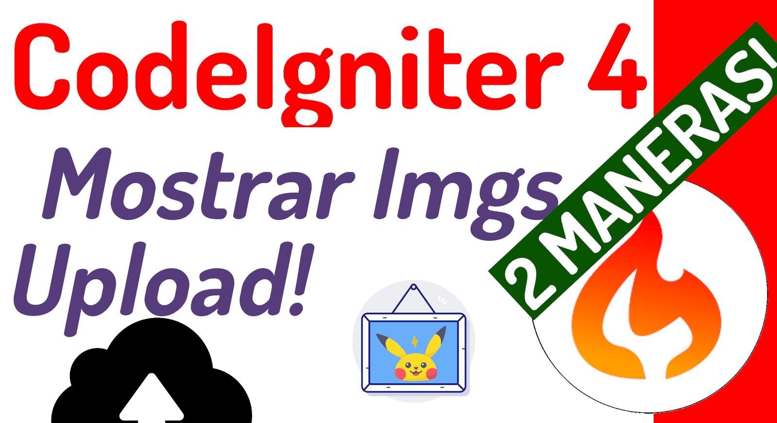 Cómo mostrar imágenes cargadas en Codeigniter 4: DOS FORMAS!