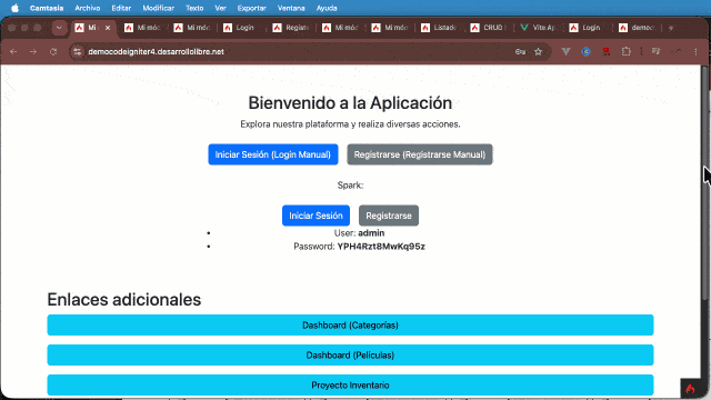 Demo Project CodeIgniter 4