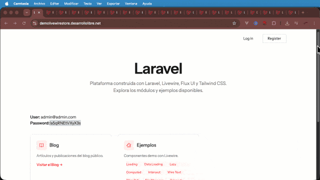 Demo Project Laravel Inertia