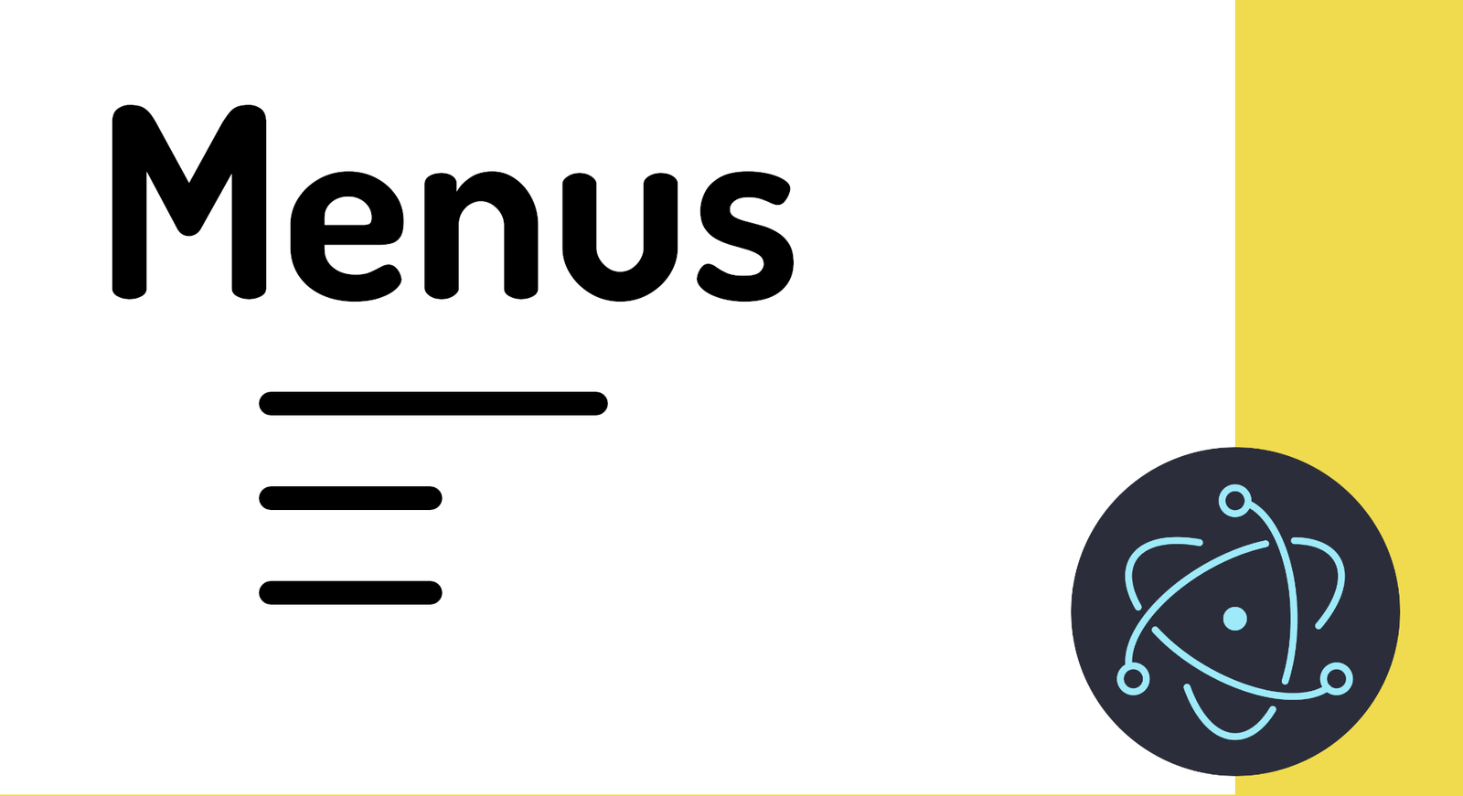 Menús multiplataforma en Electron js Menús multiplataforma en Electron js