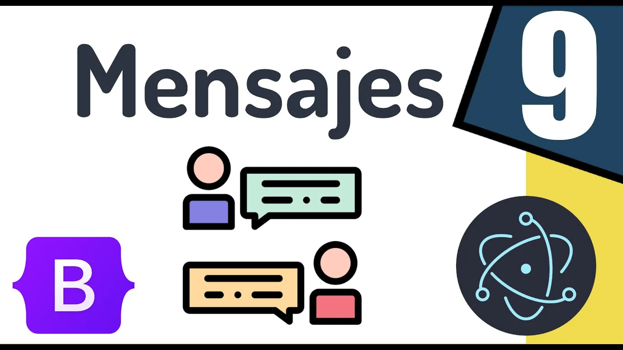Create a list of chats with Electron.js and Bootstrap 5 9