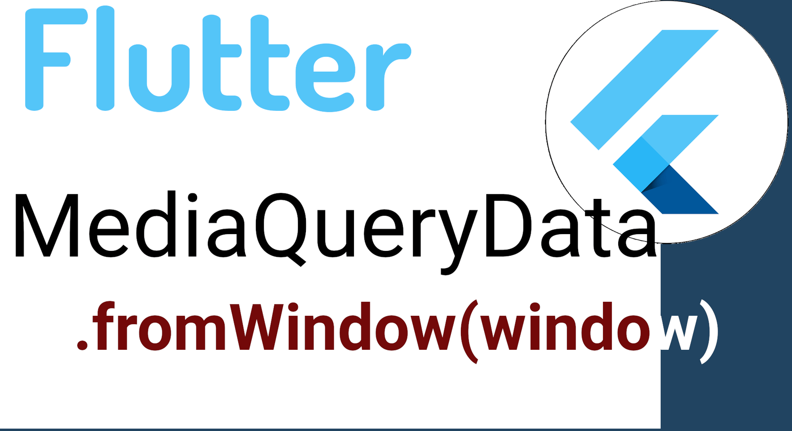 Fix 'MediaQueryData.fromWindow' is deprecated and shouldn't be used in Flutter Fix 'MediaQueryData.fromWindow' is deprecated and shouldn't be used in Flutter