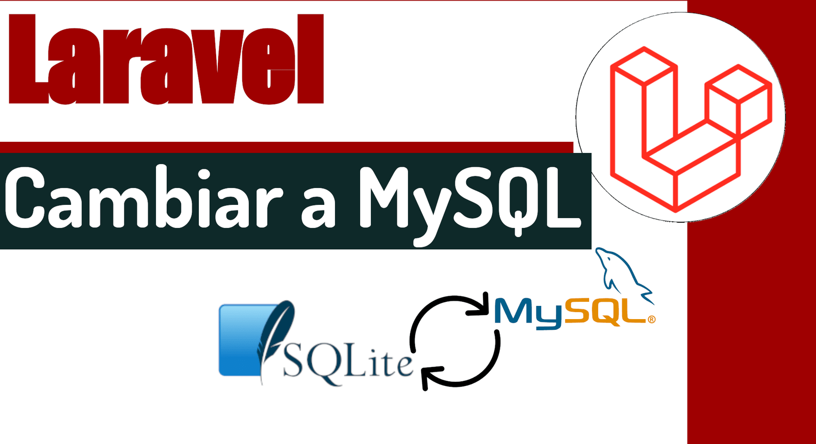 Configure the MySQL database in Laravel from SQLite