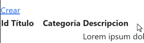 Tabla con Bootstrap instalado