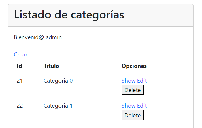 Table with Bootstrap  5