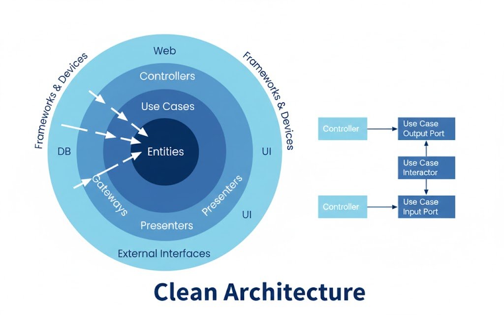 Clean Architecture diagram applied to FastAPI