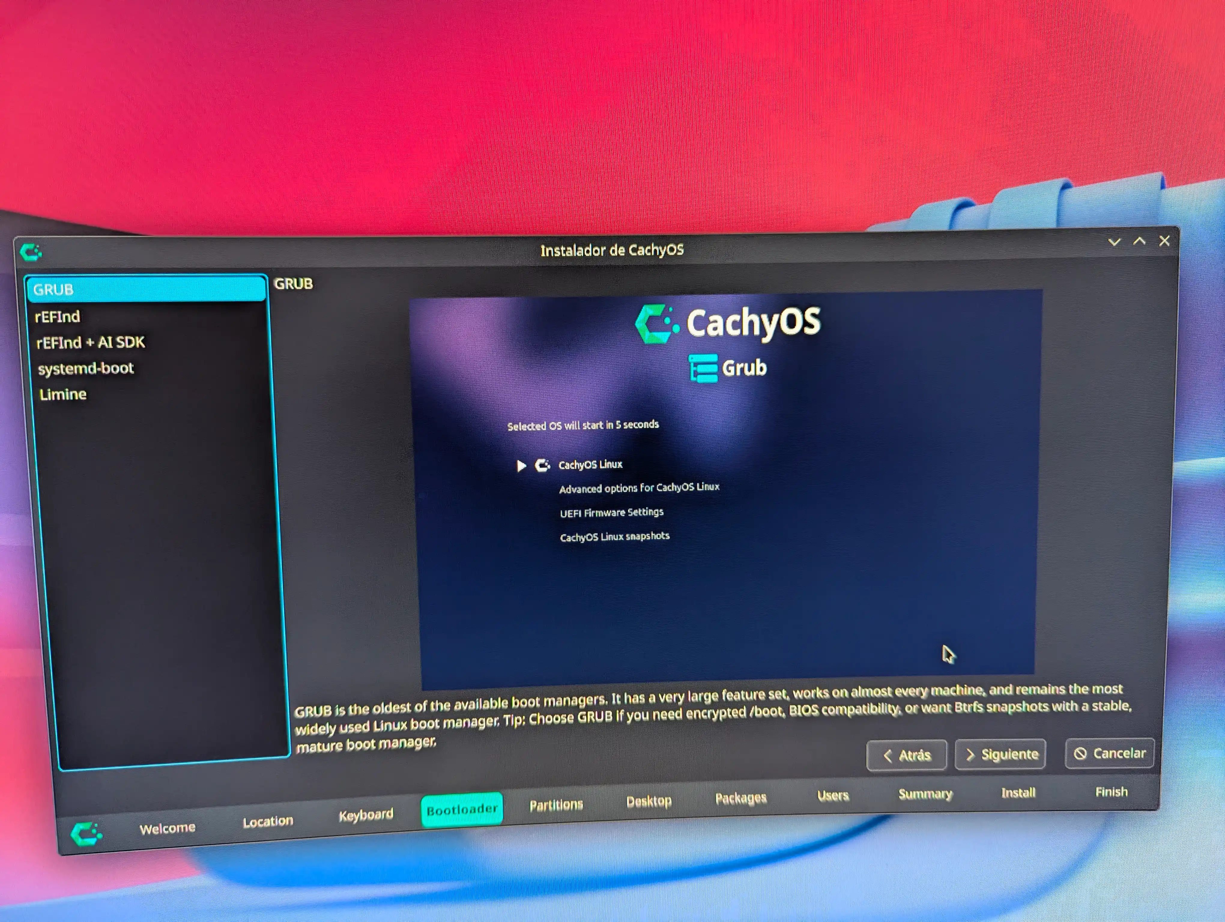 Opciones duales para Window y LInux