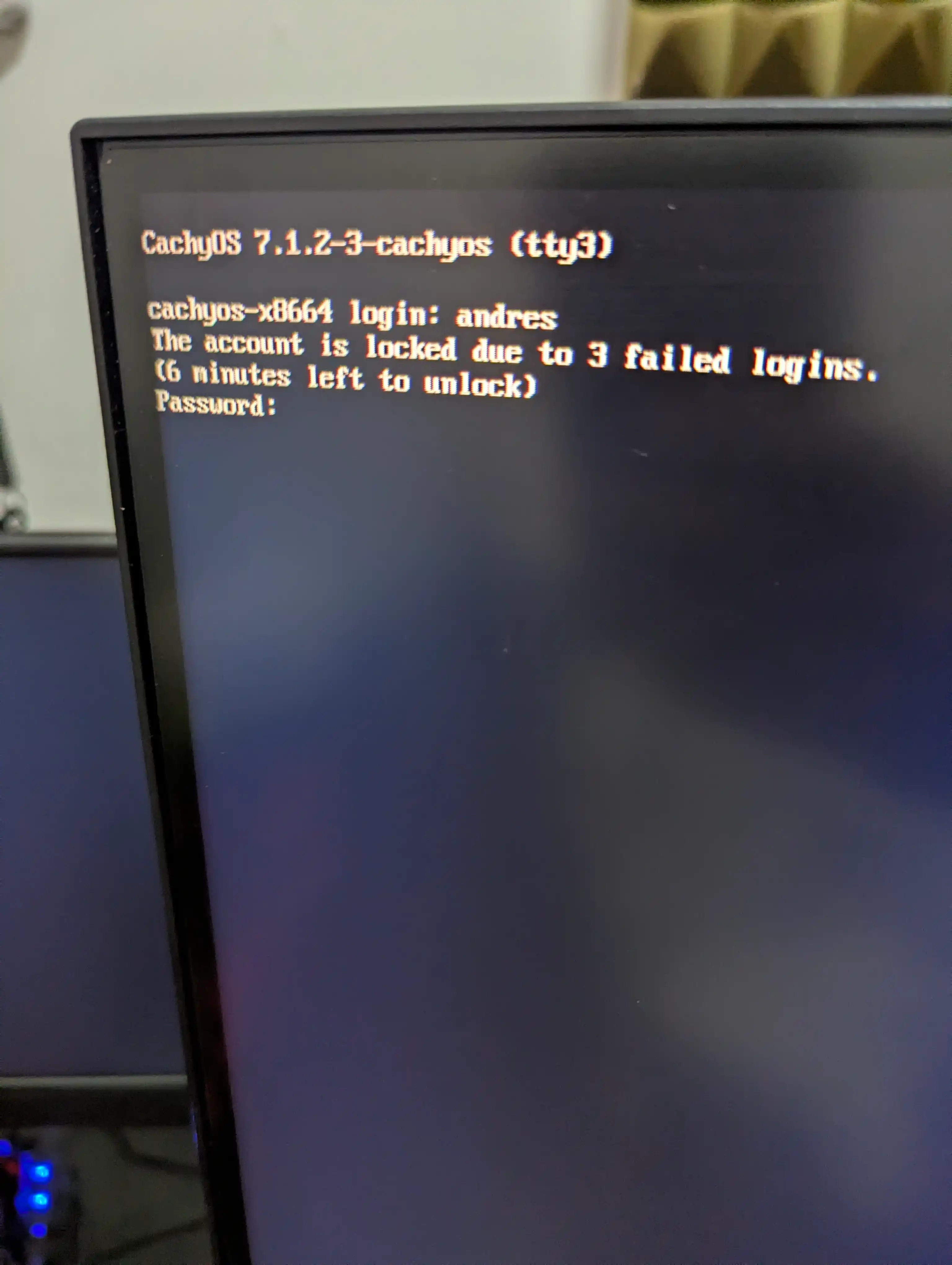Ventana de autenticacion por terminal