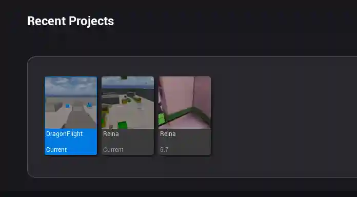 Seleccionar Proyecto antiguo