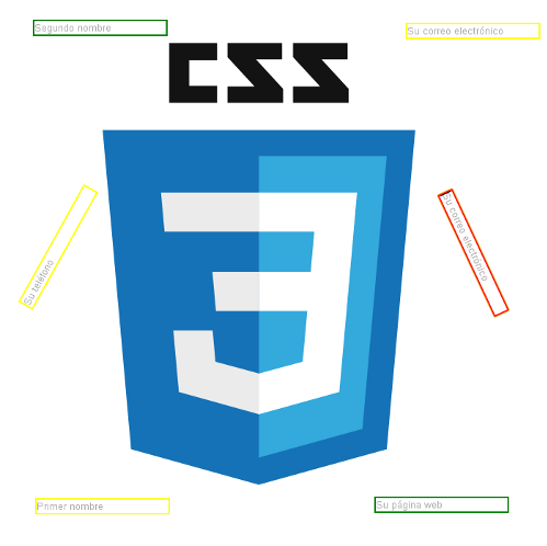 Usando CSS para validar visualmente campos del formulario