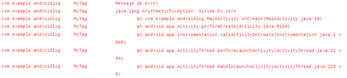 log error android log error android