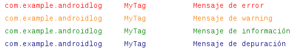 log messages android log messages android