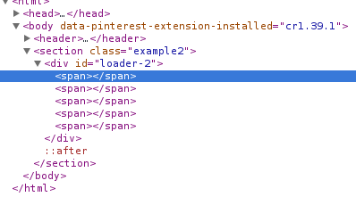 span animation span animation