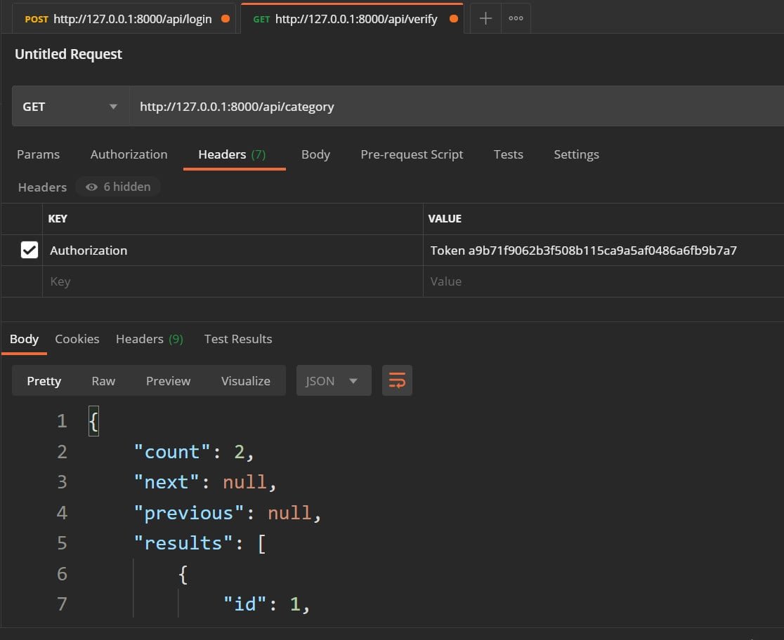 Prueba consumir recurso con token en postman