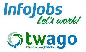 Infojobs y Twago logos