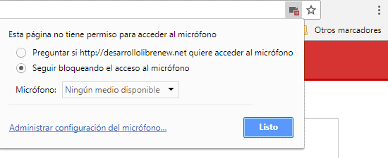 ventana solicitud permiso micrófono