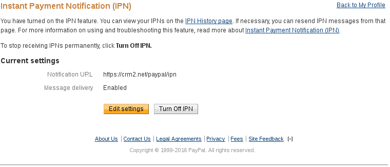 IPN payPal