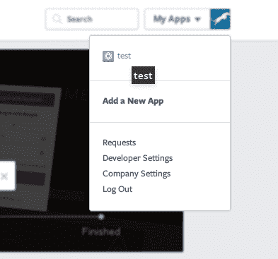 menú My Apps en facebook menú My Apps en facebook