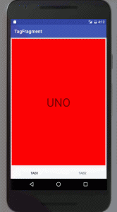Cómo establecer fragments en los tags en Android